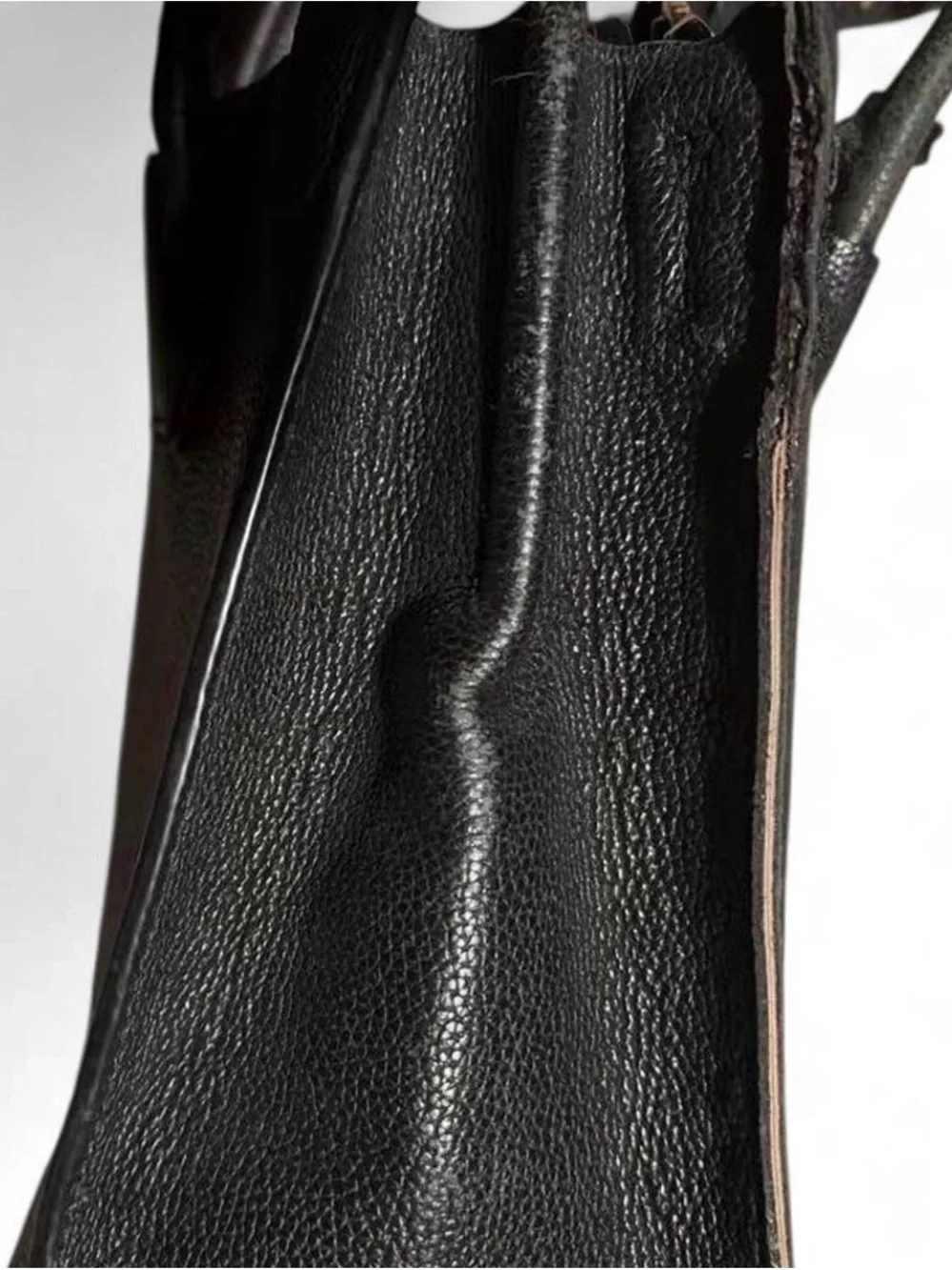 Michael Kors Mercer Medium Leather Tote Bag Black - READ DESCRIPTION